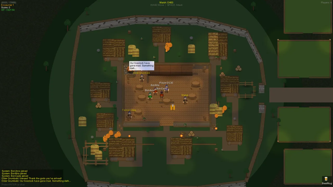 The village of Mudbury