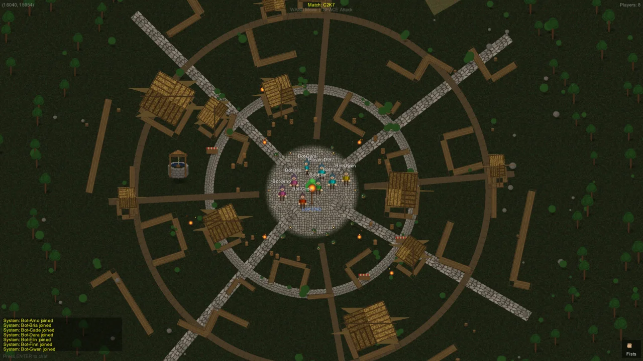 Horde mode: defending the wheel